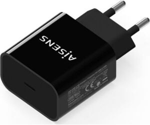 Aisens Cargador 20W USB-C PD3.0 1xUSB-C Negro