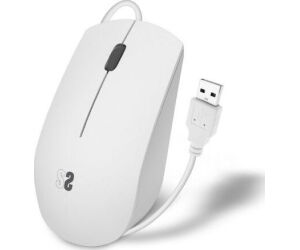 SUBBLIM RatÃ³n Business Silencioso con cable USB 1200 DPI Blanco
