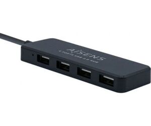 Hub USB 2.0 Aisens A104-0402/ 4xUSB