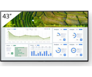 Sony FW-43BZ30L pantalla de señalización Pantalla plana para señalización digital 109,2 cm (43") LCD Wifi 440 cd / m² 4K Ultra HD Negro Android 24/7