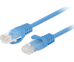 Cable Red Lanberg Latiguillo Cat.6 Utp 0.25m Azul Fluke Passed (pack 10 Uds)