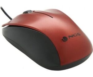 NGS Ratón Óptico WIRED RED