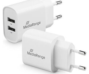 Cargador Mediarange Dual Usb-a 12w
