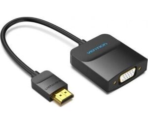 Conversor Hdmi A Vga 0.15 M Negro Vention