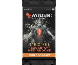 Juego de cartas sobre individual wizards of the coast magic the gathering draft innistrad cacería de medianoche español