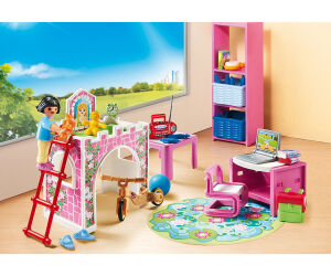 Playmobil ciudad casa moderna habitacion infantil