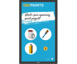 Philips 3000 series 24BDL3751T/00 pantalla de señalización Panel plano interactivo 60,5 cm (23.8") LCD Wifi 250 cd / m² Full HD Negro Pantalla táctil Procesador incorporado Android