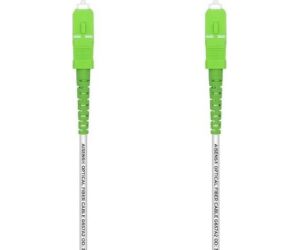 Cable de Fibra Óptica G657A2 3.0 Aisens A152-0499/ LSZH/ 15m/ Blanco