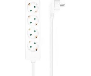 Regleta Aisens A154-0533/ 4 Tomas de Corriente/ Cable 1.4m/ Blanco