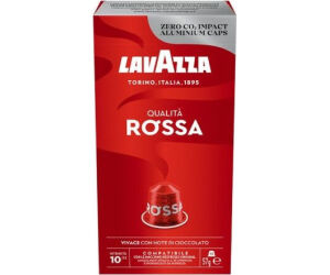 Cápsula Lavazza Qualitá Rossa para cafeteras Nespresso/ Caja de 10