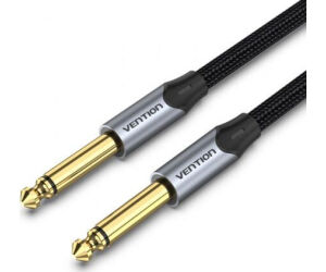 Cable Audio Estereo Jack 6.5/m Jack 6.5/m 1.5 M Gris Vention