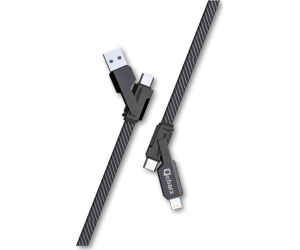Cable qcharx porto multicabezal - usb a c - usb a lt - usb c a usb c - usb c a lt
