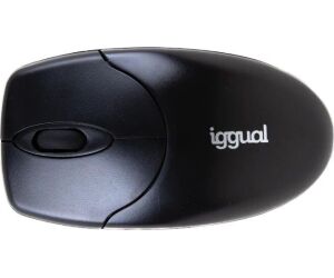 iggual Ratón inalámbrico WOM-BASIC2-1000DPI negro