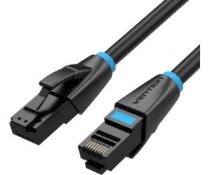 Cable De Red Latiguillo Rj45 Utp Cat6a Awg26 8 M Negro Vention