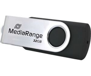 Pendrive 32gb Usb-c 3.2 Mediarange Silver-black