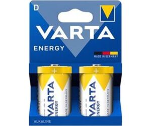 Blister pilas varta alcalinas energy lr20 d -  2 pilas