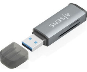 Lector Tarjetas Aisens Sd Micro Sd Mmc Rs-mmc Mmc Micro Usba Gris