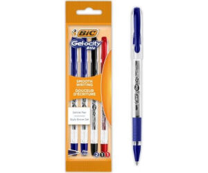 Bolígrafos de Tinta de Gel Retráctil Bic Gelocity Stic 992599/ 4 unidades/ Surtidos