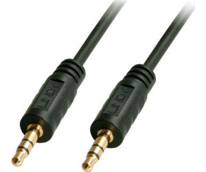 Lindy 35643 cable de audio 3 m 3,5mm Negro