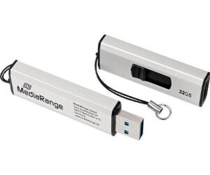Pendrive 32gb Usb 3.2 Mediarange Silver-black