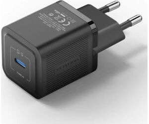 Cargador Pared Gan 20w Usb-c Negro Vention