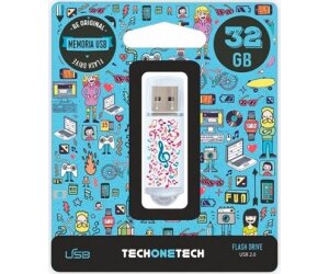 Pendrive 32GB Tech One Tech Music Dream USB 2.0