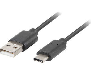 Cable usb tipo c a usb 3.1 tipo a lanberg 1.8m - macho -  macho - negro