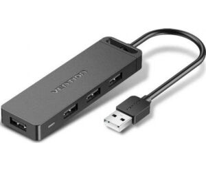 Hub USB 2.0 Vention CHMHB/ 4xUSB/ 1xMicroUSB PD