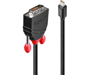 Lindy Cable Mini Displayport A Dvi-d, Negro, 2m