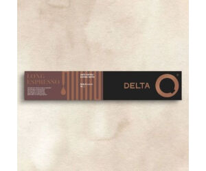 Cápsula Delta Delta Q-Long Espresso para cafeteras Delta/ Caja de 10