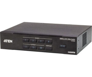 ATEN Conmutador de vÃ­deo HDMI a USB de 4 entradas CAMLIVEâ„¢ PRO 4K