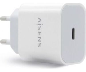 Aisens Cargador 20W USB-C PD3.0 1xUSB-C Blanco