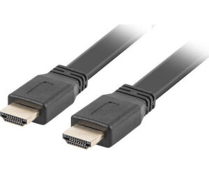 Cable hdmi lanberg macho - macho v2.0 4k plano 1.8m negro