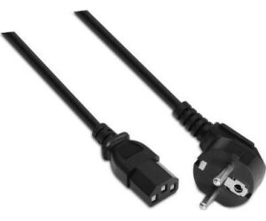 Cable Alimentación Aisens A132-0167/ CEE(7-7) Macho - C13 Hembra/ Hasta 1500W/ 1.5m/ Negro
