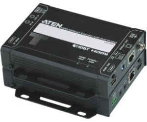 ATEN Extensor HDMI HDBaseT con salida dual (4K a 100 m) (HDBaseT Class A)