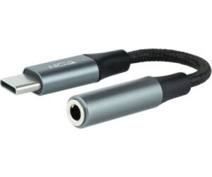 Conversor USB Tipo-C Nanocable 10.24.1204/ USB Tipo-C Macho - Jack 3.5 Hembra
