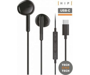 Auriculares Intrauditivos Tech One Tech earTECH TEC1302/ con Micrófono/ USB Tipo-C/ Negros