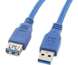 Cable alargador lanberg usb 3.0 macho -  hembra -  3m azul
