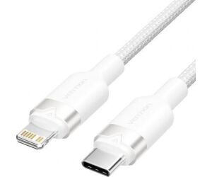 Cable 2.0 Usb-c A Lightning 2 M Blanco Vention