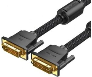 Conector Trenzado Dvi-d/m A Dvi-d/m 3 M Negro Vention