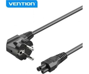 Cable de Alimentación Vention ZCKBAC/ IEC C5 Hembra - CEE7 Macho/ 1.8m/ Negro
