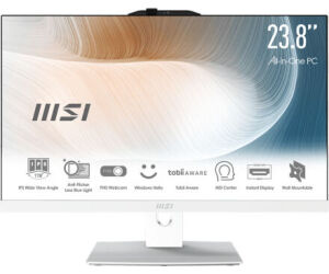 MSI Modern AM242P 12M IntelÂ® Coreâ„¢ i5 i5-1235U 60,5 cm (23.8") 1920 x 1080 Pixeles PC todo en uno 16 GB DDR4-SDRAM 512 GB SSD FreeDOS Wi-Fi 6E (802.11ax) Negro