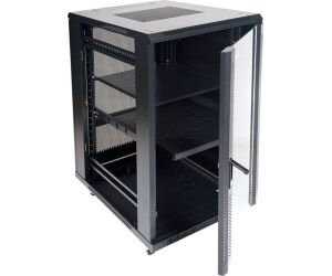 ARMARIO DE SUELO RACK 19'' 22U 600x800 PUERTA CRISTAL