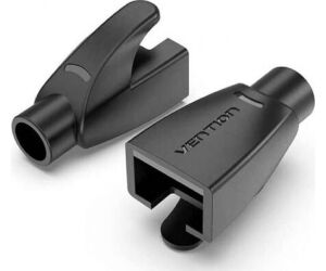 FUNDA PROTECTORA RJ45 (100 Und) NEGRO VENTION