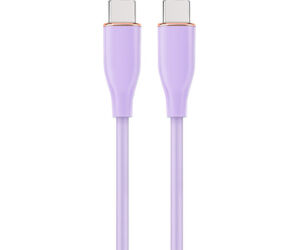 Cable De Carga Y Datos Gembird (pd) Tipo-c Silicona Alta Calidad 1,5m Morado