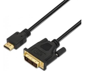 Aisens Cable DVI 18+1/M a HDMI A/M negro 1.8m