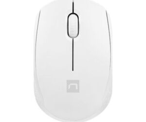 Raton Natec Stork Optico 1600 Dpi Blanco Rf Inalambrico Pilas