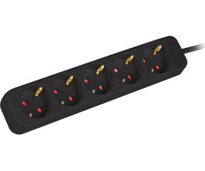Regleta Lanberg 5 Tomas Schuko Negra 1.5m