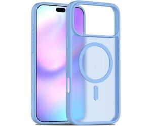 Funda Qcharx Mate Premium Iphone 17 Azul Claro