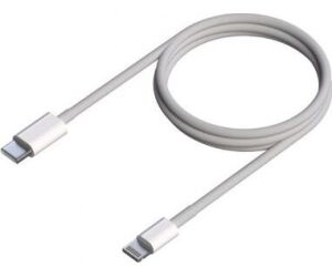 Cable USB 2.0 Tipo-C Lightning Aisens A102-0543/ USB Tipo-C Macho - Lightning Macho/ 50cm/ Blanco